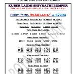 royal government of bhutan lottery results